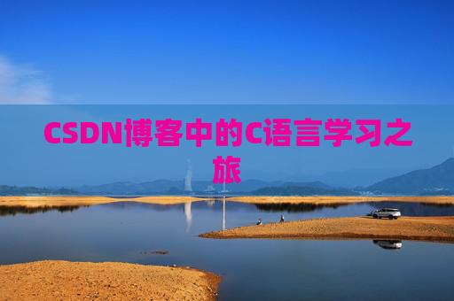 CSDN博客中的C语言学习之旅